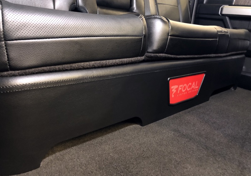 2018 f150 hot sale subwoofer box